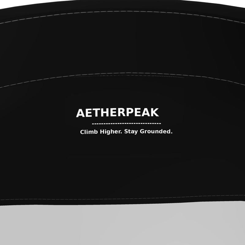 Aether Peak | Sunburst Organic Cotton Short Sleeve Shirt | Black