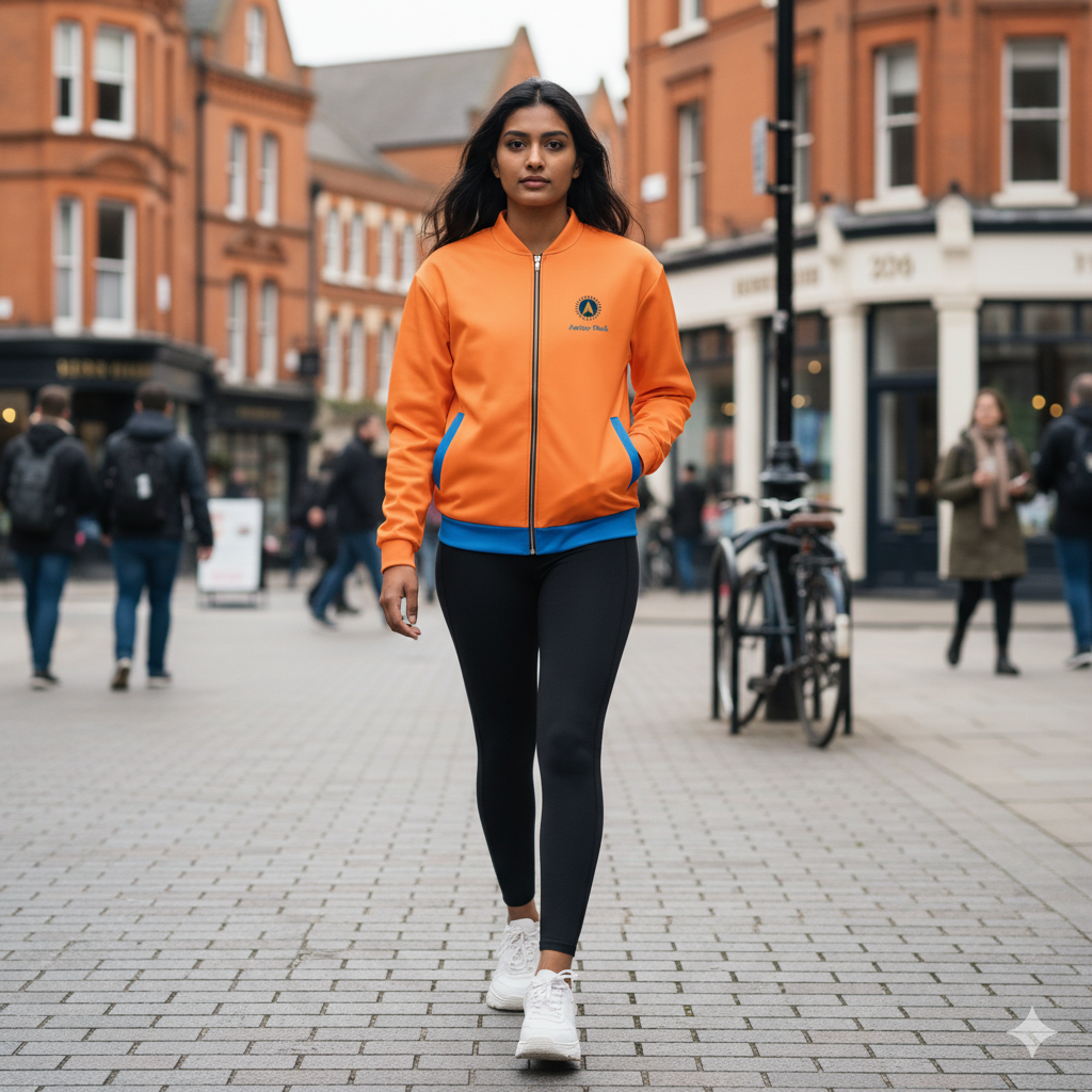 Aether Peak - Heritage Bomber - Dawn Orange & Summit Blue