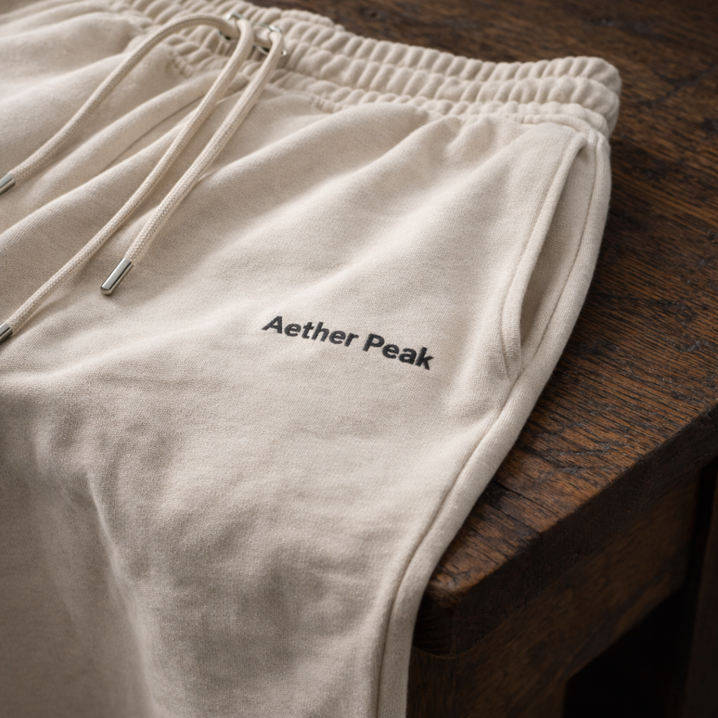 Aether Peak | The Zenith Organic Cotton Jogger | Desert Dust