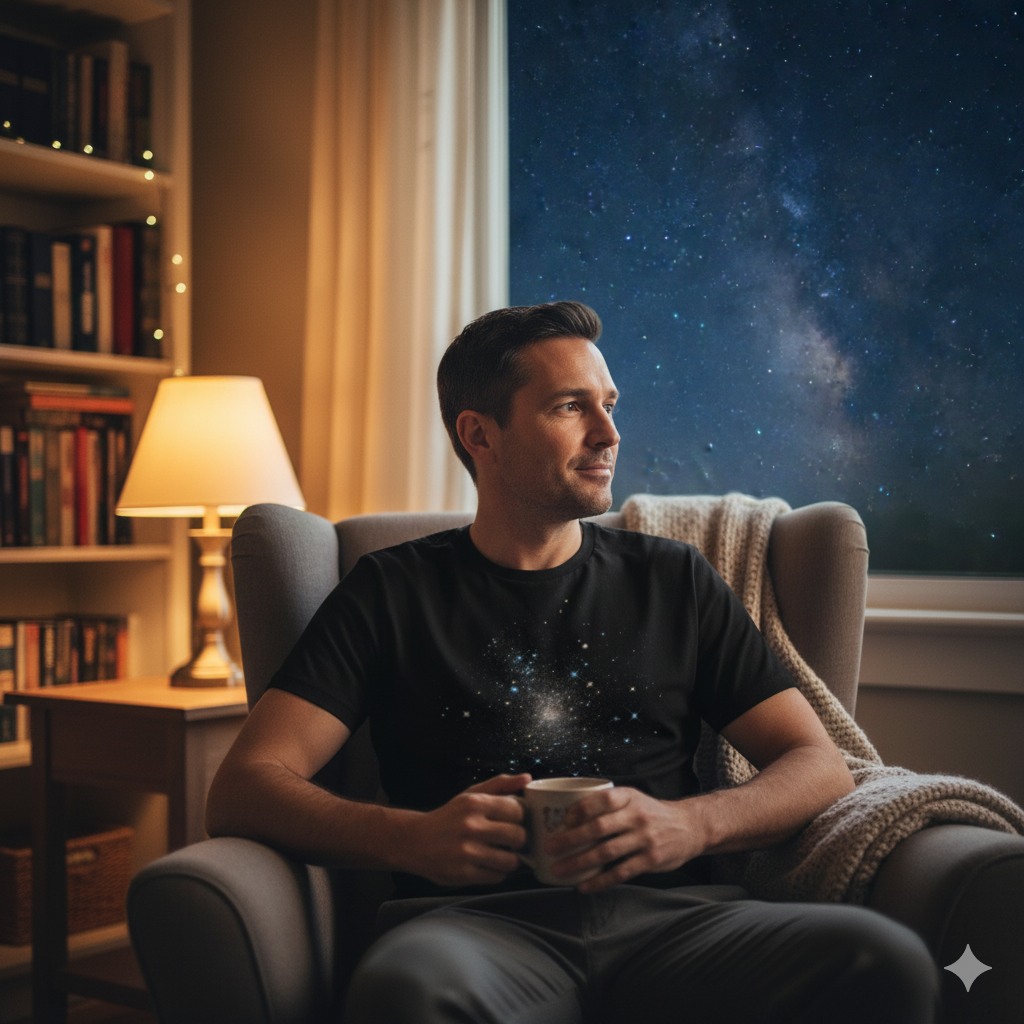 Aether Peak - Starry Sky - Organic Cotton Tee