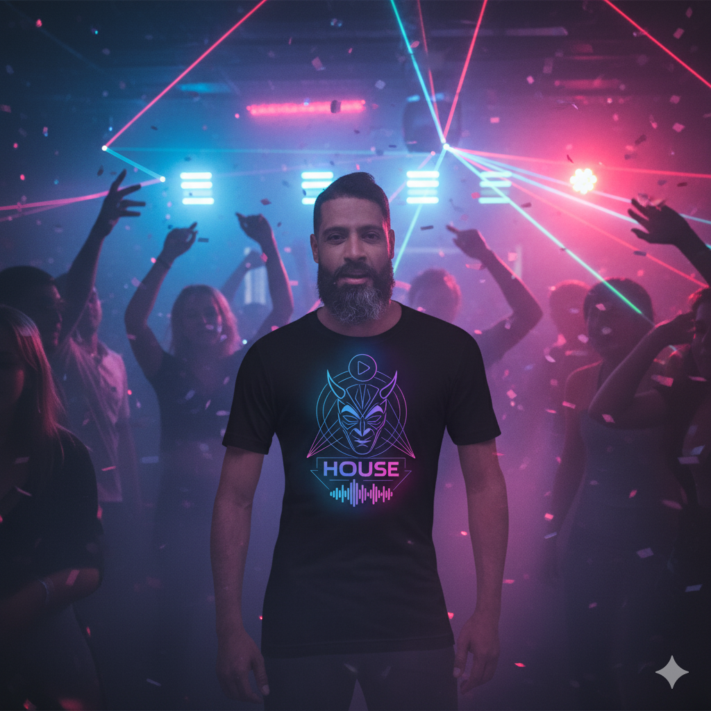 Music Is Life: Let’s Play - House Devil Tee