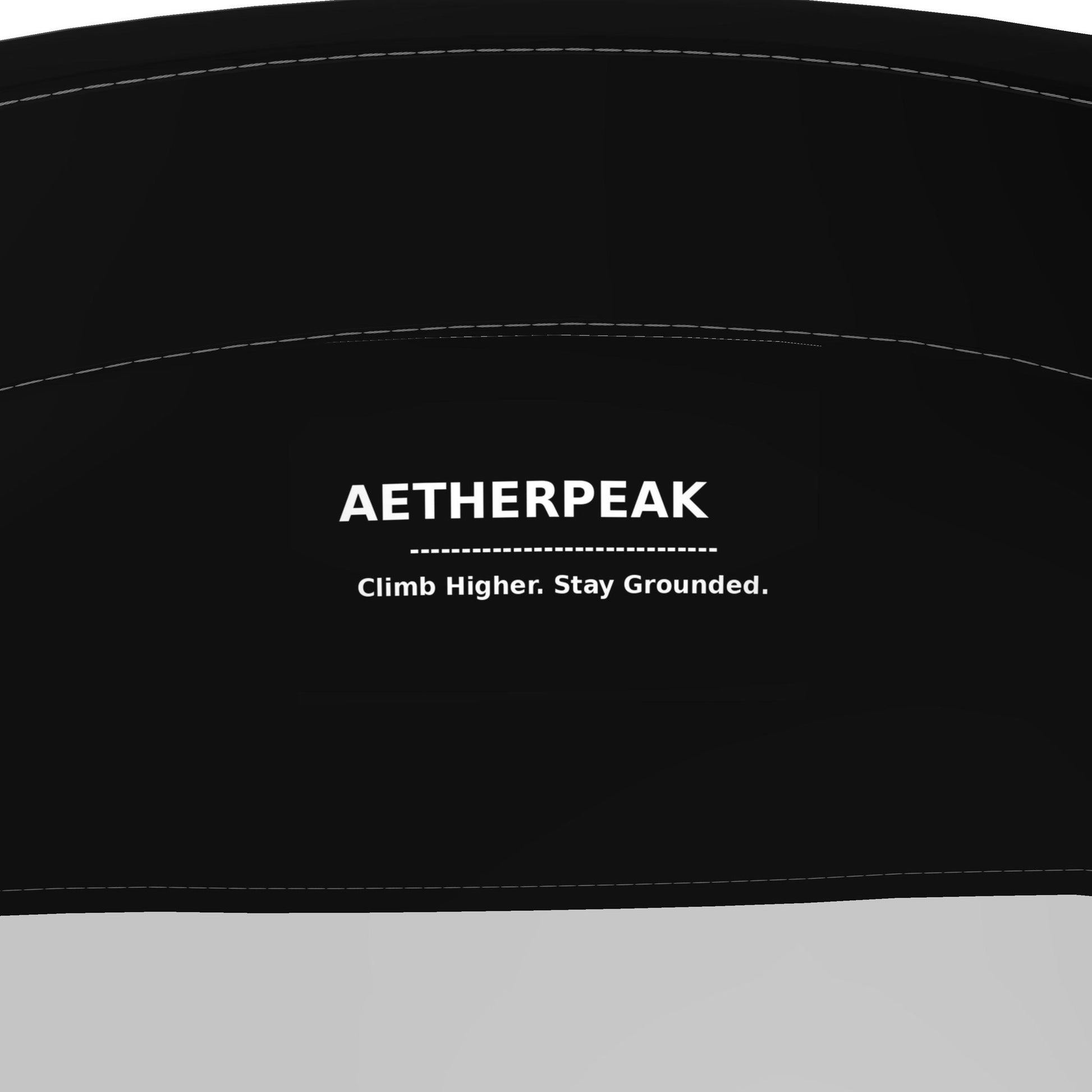 Aether Peak | Sunburst Organic Cotton Short Sleeve Shirt | Black