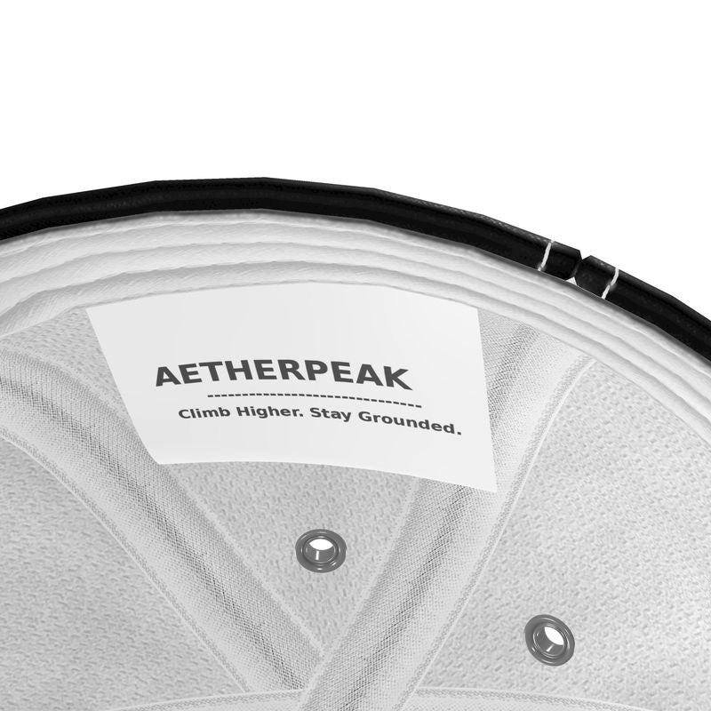 Aether Peak | The Zenith Satin Baseball Cap | Black