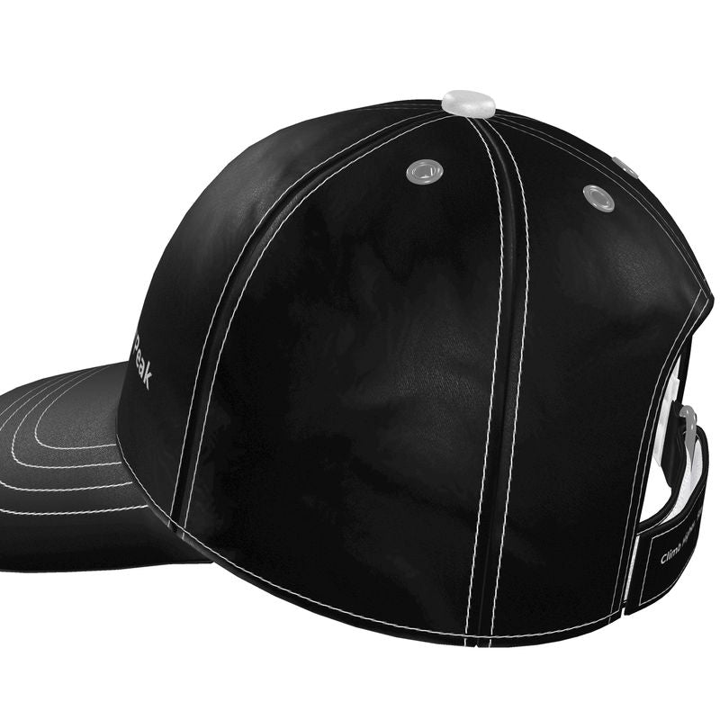 Aether Peak | The Zenith Satin Baseball Cap | Black