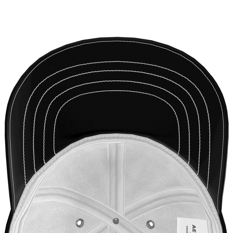 Aether Peak | The Zenith Satin Baseball Cap | Black