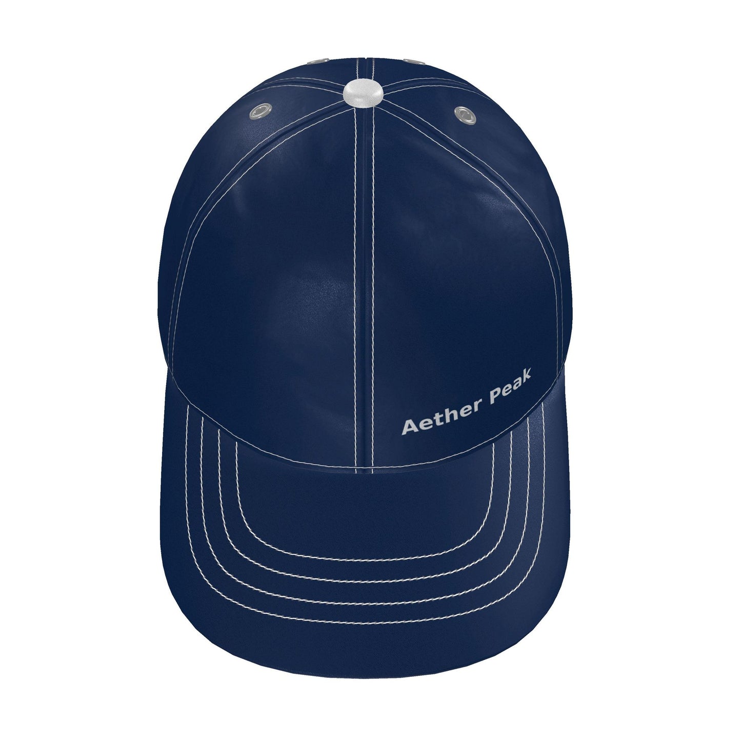 Aether Peak | The Zenith Satin Baseball Cap French Navy