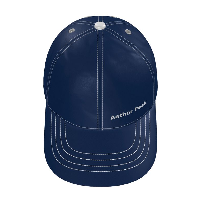 Aether Peak | The Zenith Satin Baseball Cap French Navy