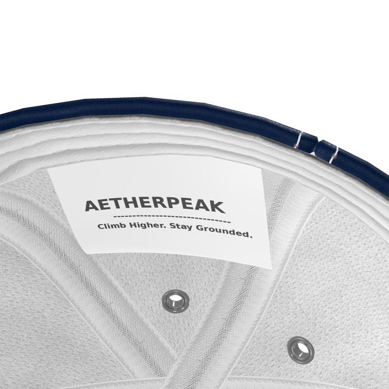 Aether Peak | The Zenith Satin Baseball Cap French Navy