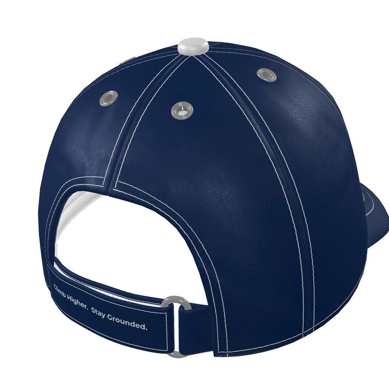 Aether Peak | The Zenith Satin Baseball Cap French Navy