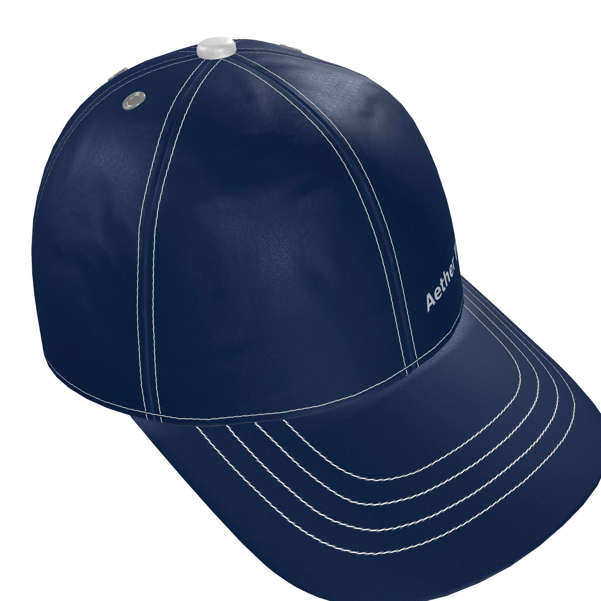 Aether Peak | The Zenith Satin Baseball Cap French Navy
