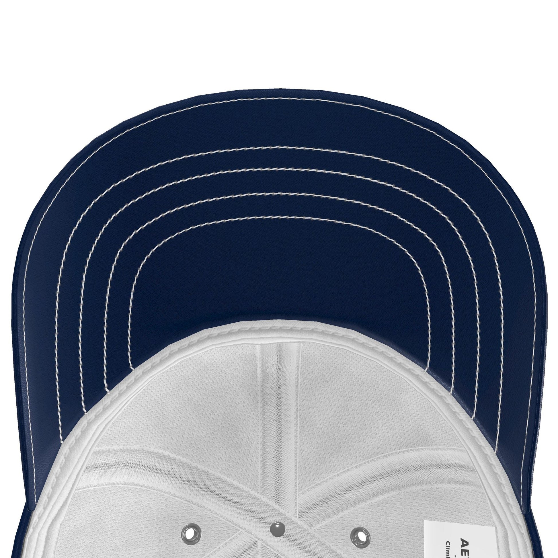 Aether Peak | The Zenith Satin Baseball Cap French Navy