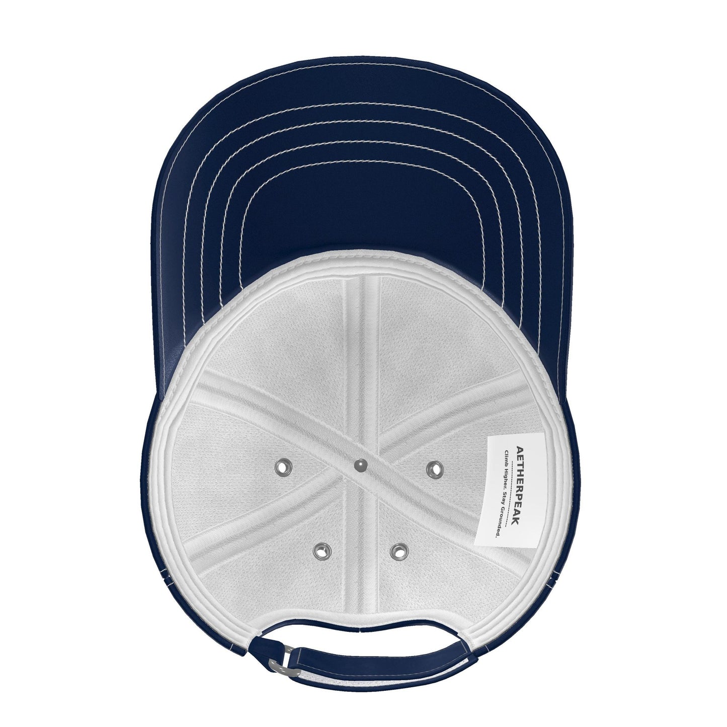 Aether Peak | The Zenith Satin Baseball Cap French Navy
