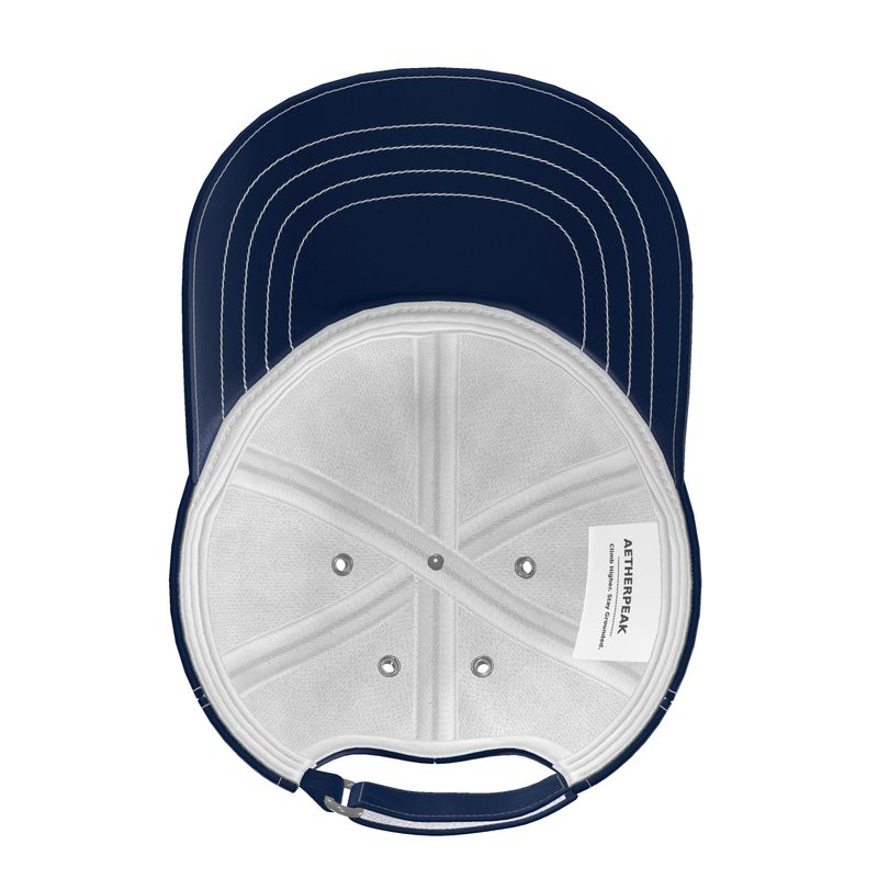 Aether Peak | The Zenith Satin Baseball Cap French Navy