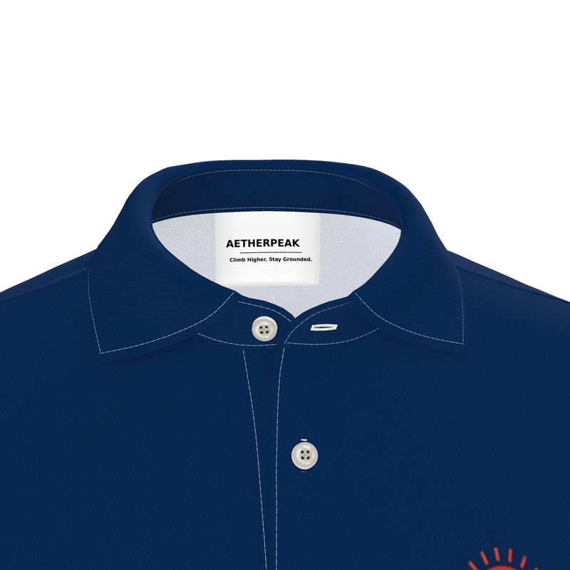 Aether Peak | Men's Polo Shirt | French Navy