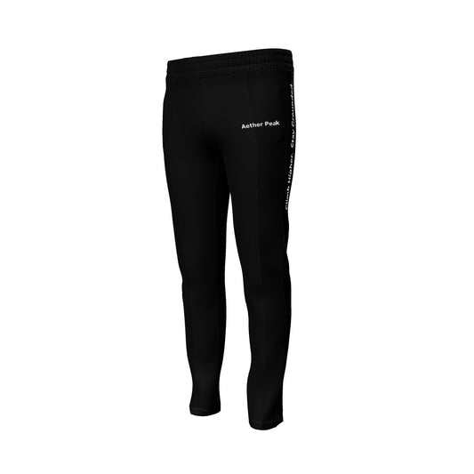 Aether Peak | The Zenith Mens Tracksuit Trousers | Black