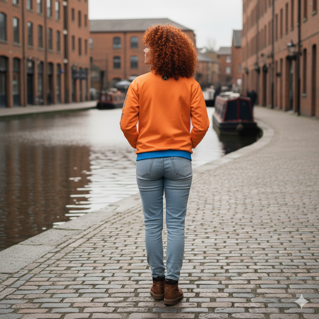 Aether Peak - Heritage Bomber - Dawn Orange & Summit Blue
