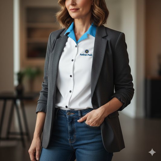 Aether Peak - Casual White Shirt