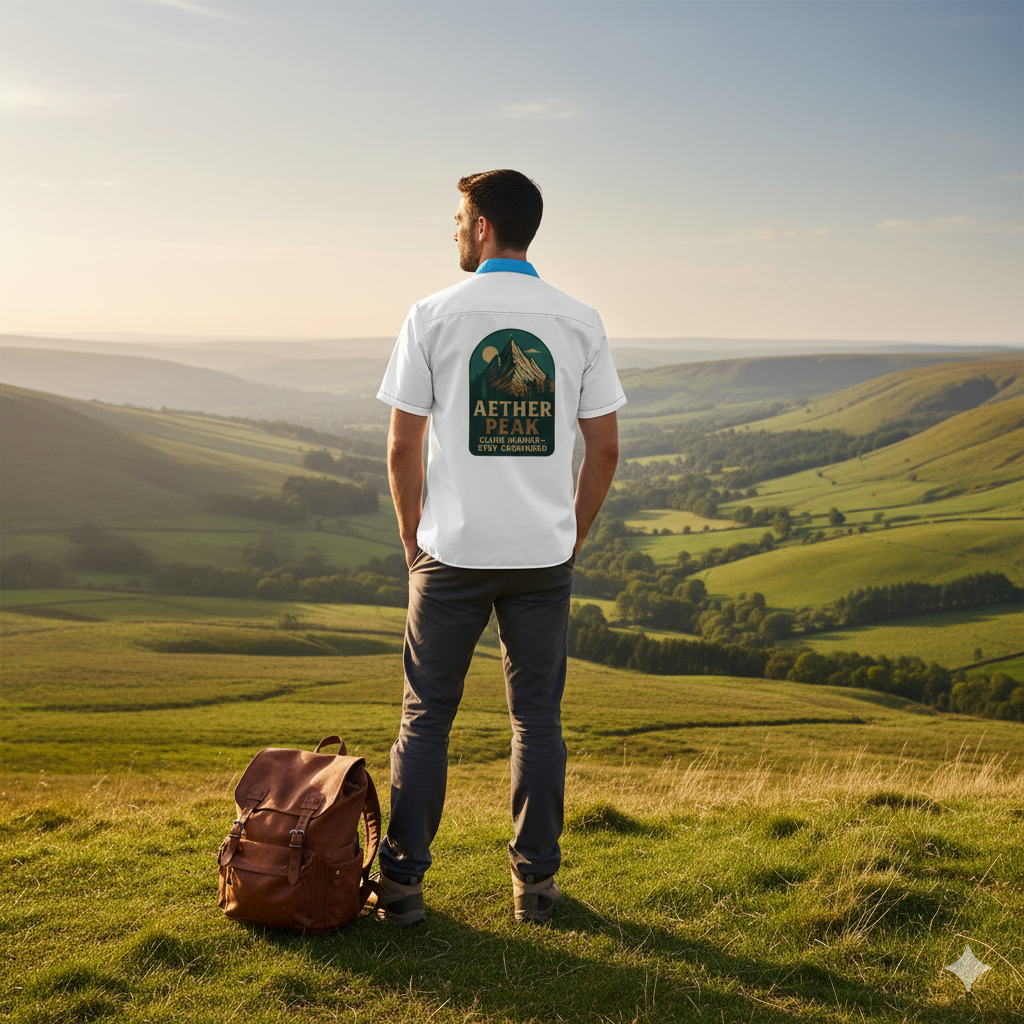 Aether Peak - Casual White Shirt