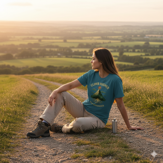 Aether Peak - Higher Ground - Organic Cotton T-Shirt
