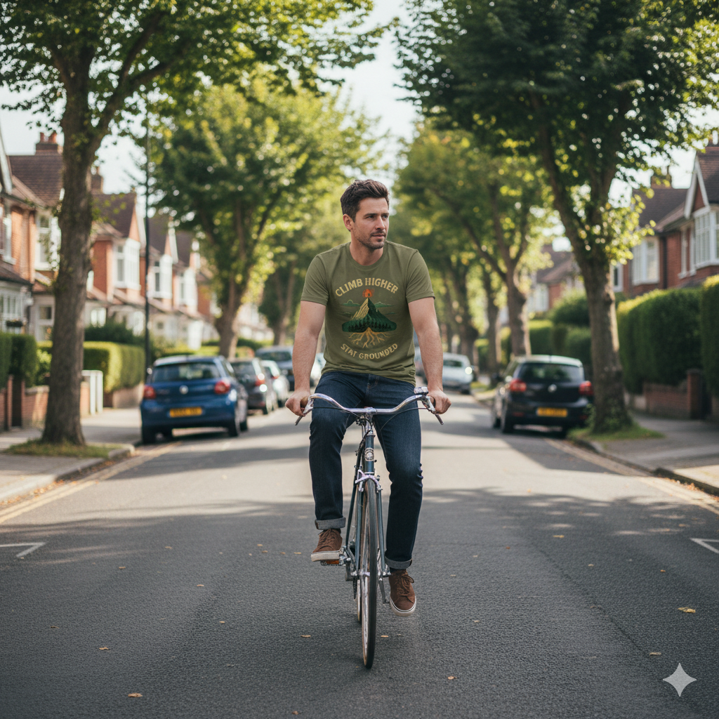 Aether Peak - Higher Ground - Organic Cotton T-Shirt