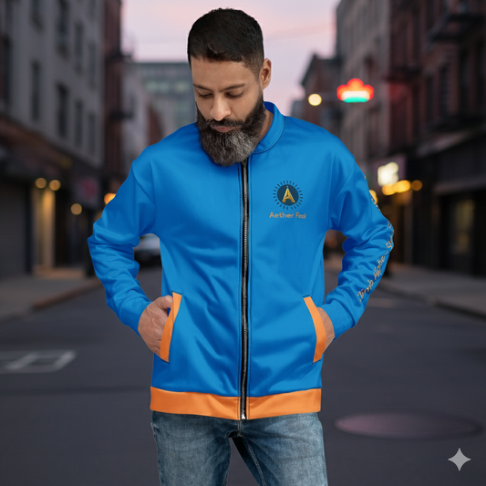 Aether Peak - Horizon Blue - Bomber Jacket