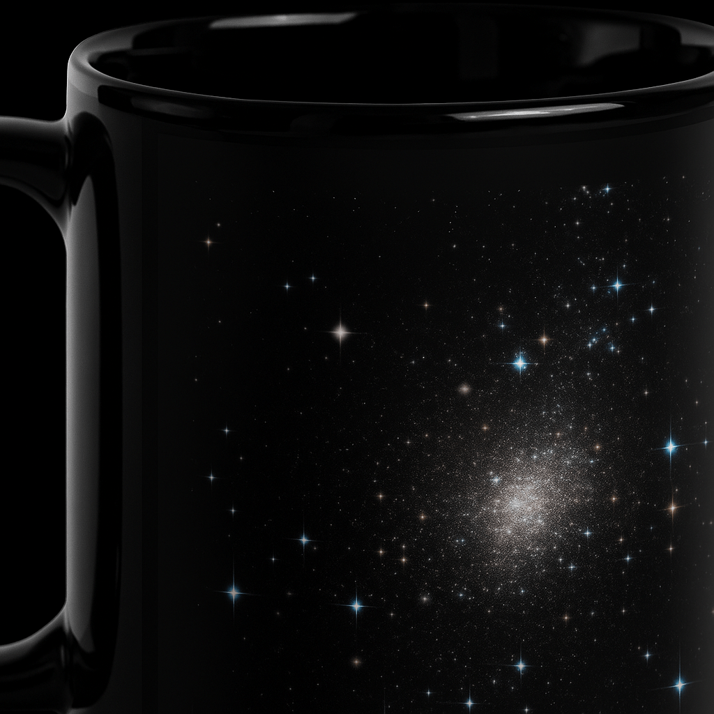Aether Peak | Starry Sky Glossy Black Mug - aetherpeak.co.ukAether Peak | Starry Sky Glossy Black Mug