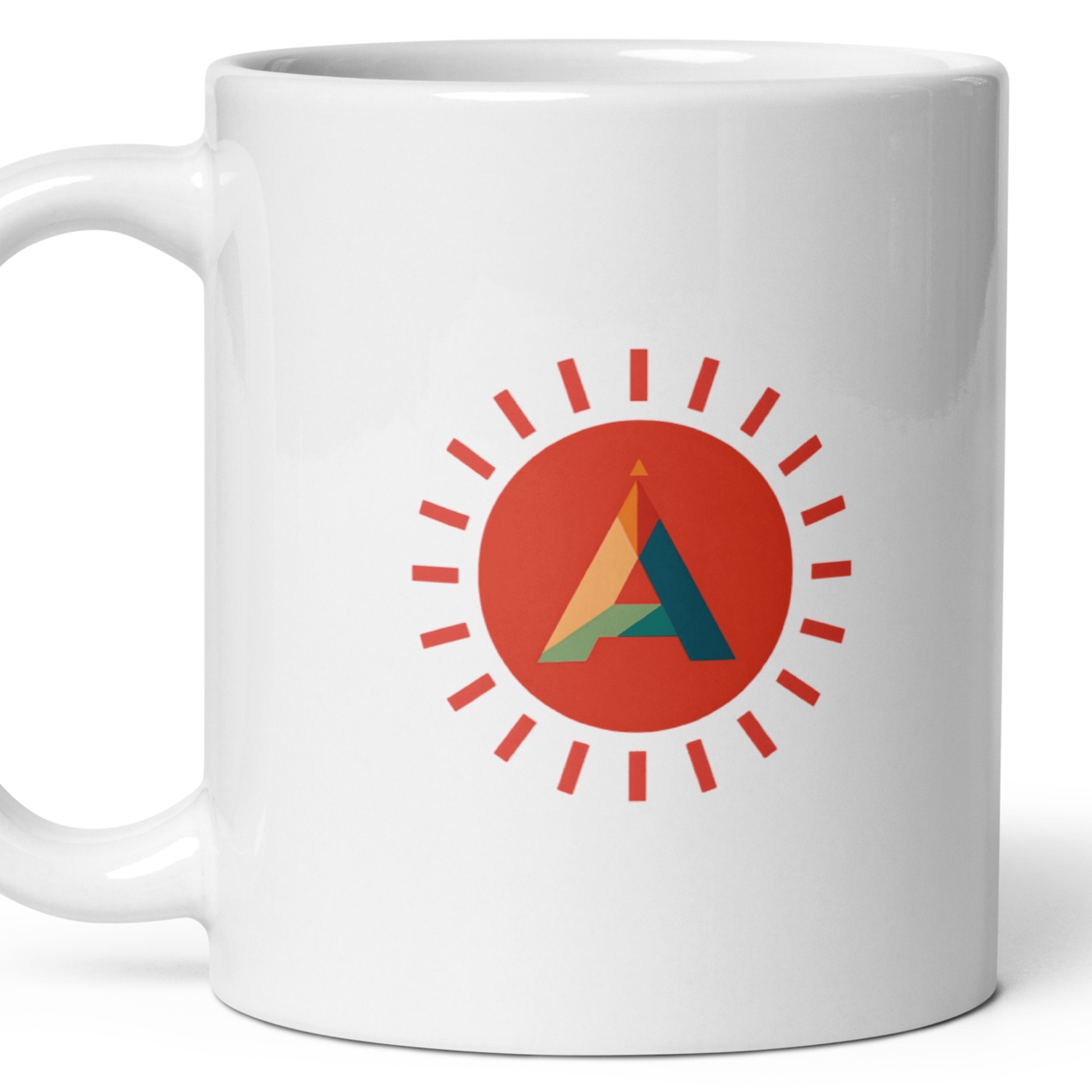 Aether Peak | Sunburst Glossy White Mug - aetherpeak.co.ukAether Peak | Sunburst Glossy White Mug