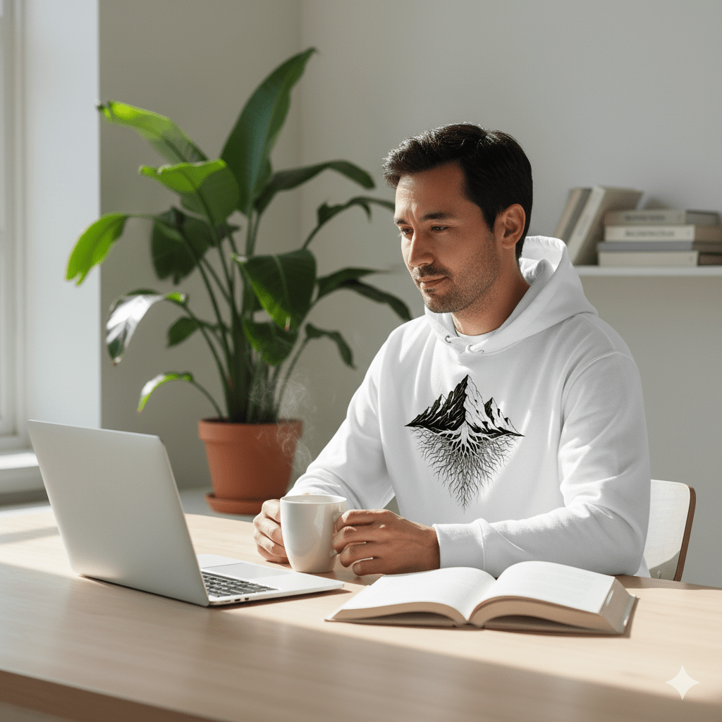 Aether Peak | The Roots Essential Eco Hoodie (Light) - aetherpeak.co.ukAether Peak | The Roots Essential Eco Hoodie (Light)