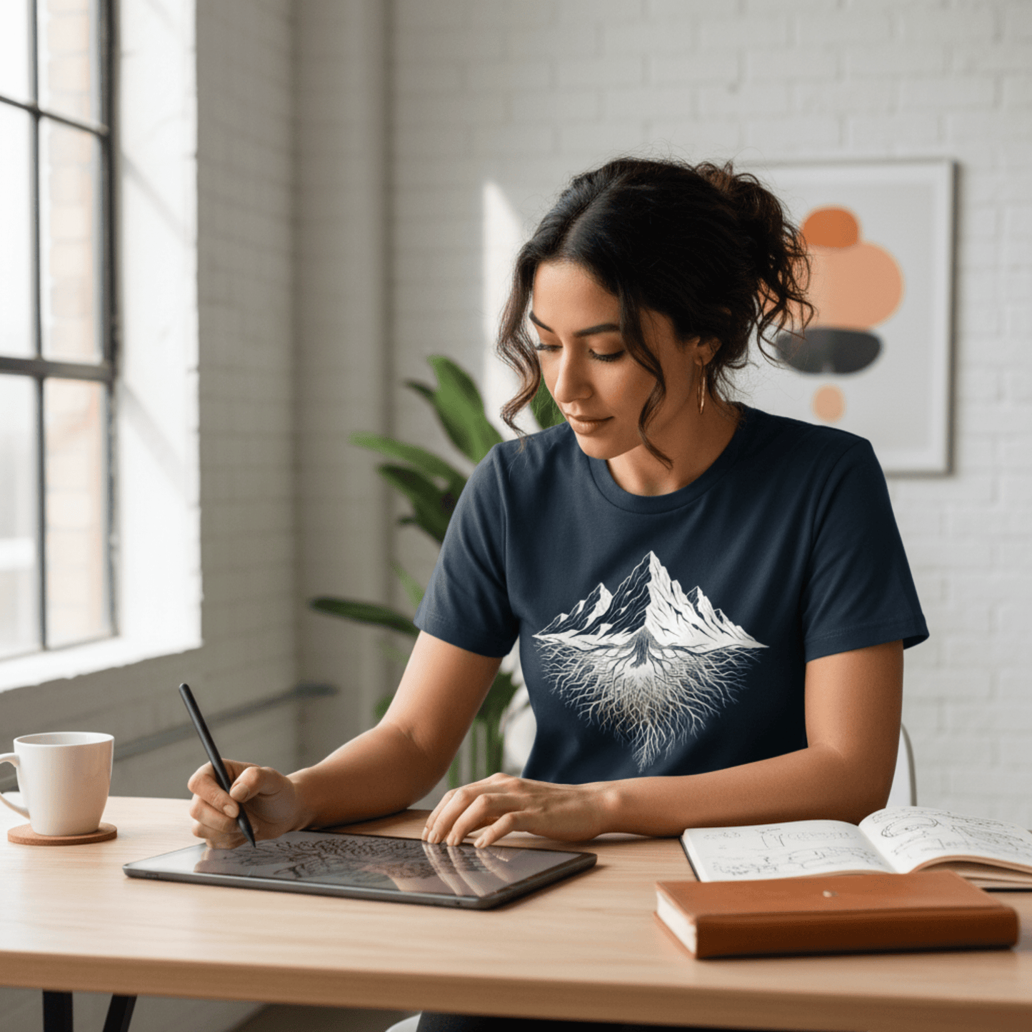 Aether Peak | The Roots Organic Cotton T-Shirt (Dark) - aetherpeak.co.ukAether Peak | The Roots Organic Cotton T-Shirt (Dark)