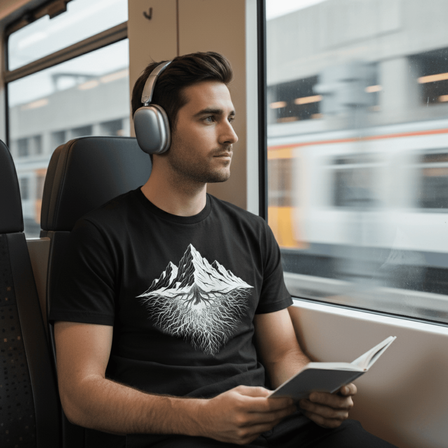 Aether Peak | The Roots Organic Cotton T-Shirt (Dark) - aetherpeak.co.ukAether Peak | The Roots Organic Cotton T-Shirt (Dark)