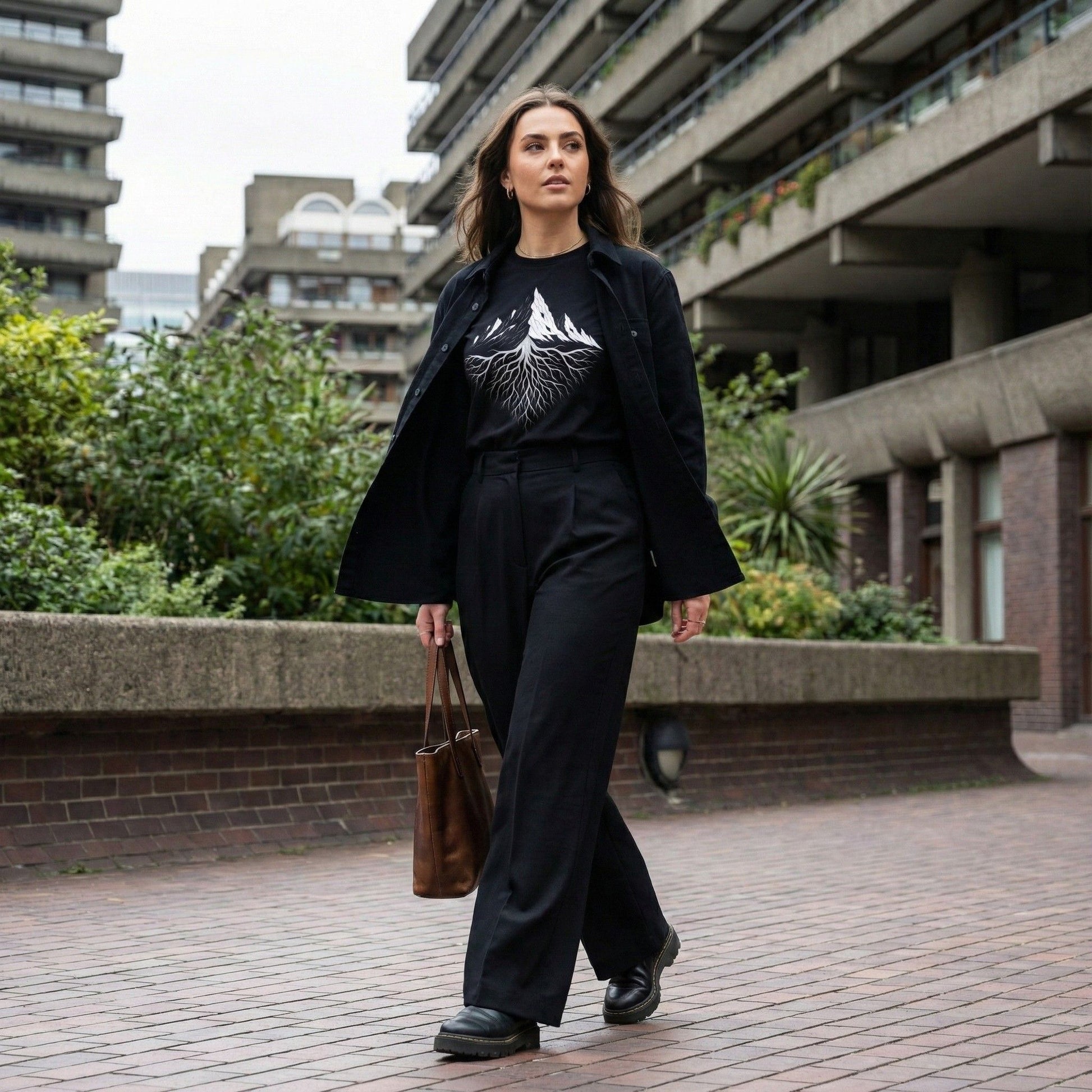 Aether Peak | The Roots Organic Cotton T-Shirt (Dark)