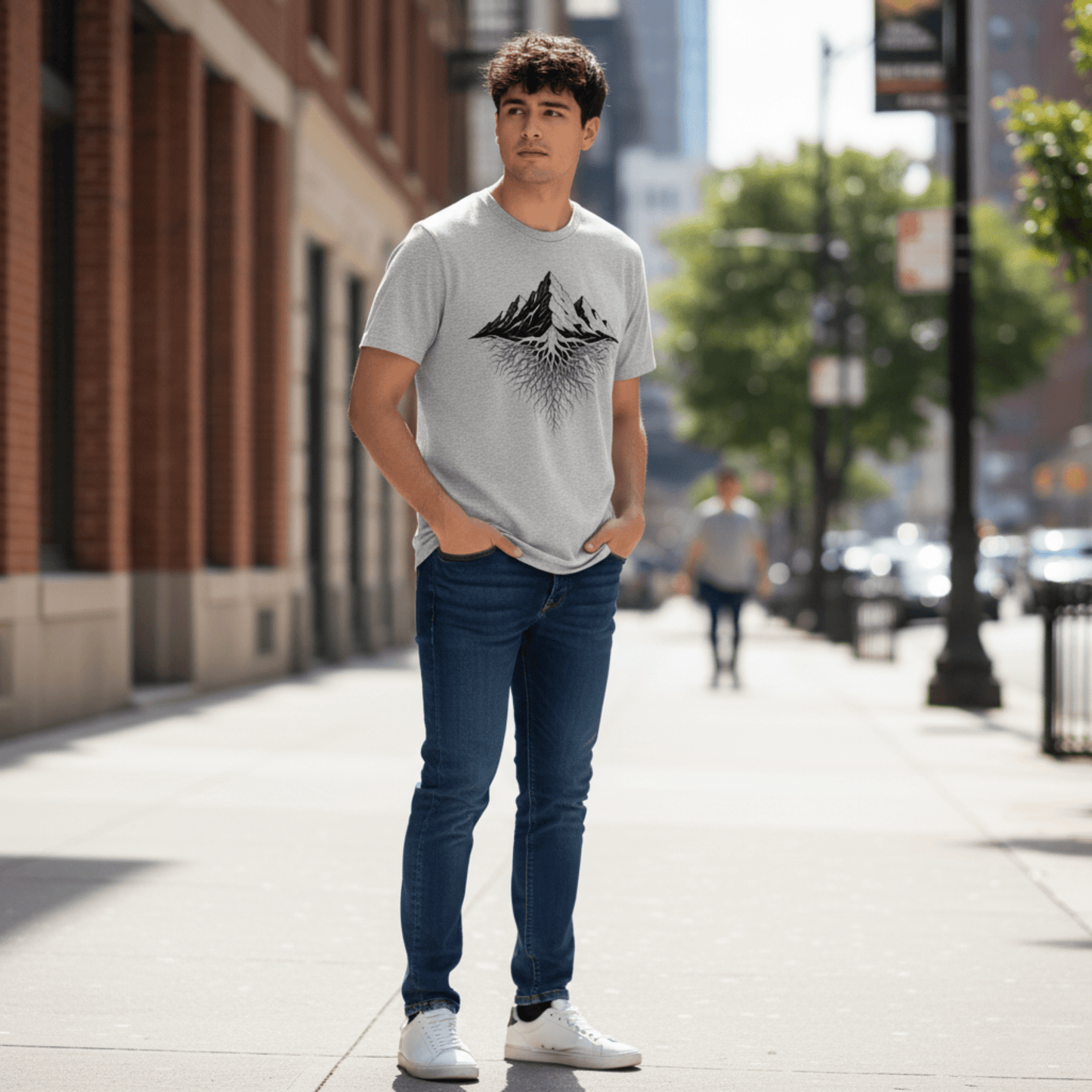 Aether Peak | The Roots Organic Cotton T-Shirt (Light) Organic Cotton T-Shirt