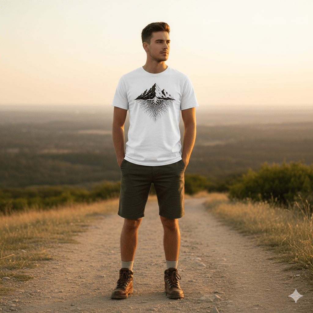 Aether Peak | The Roots Organic Cotton T-Shirt (Light) Organic Cotton T-Shirt