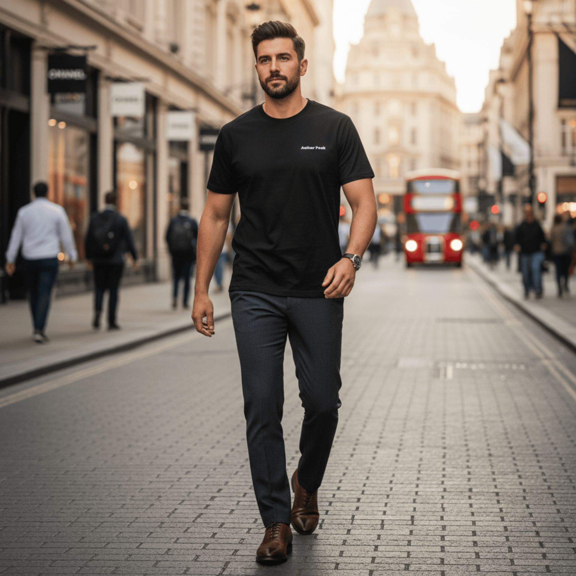 Aether Peak | The Zenith Organic Cotton T-Shirt (Dark) Organic Cotton T-Shirt