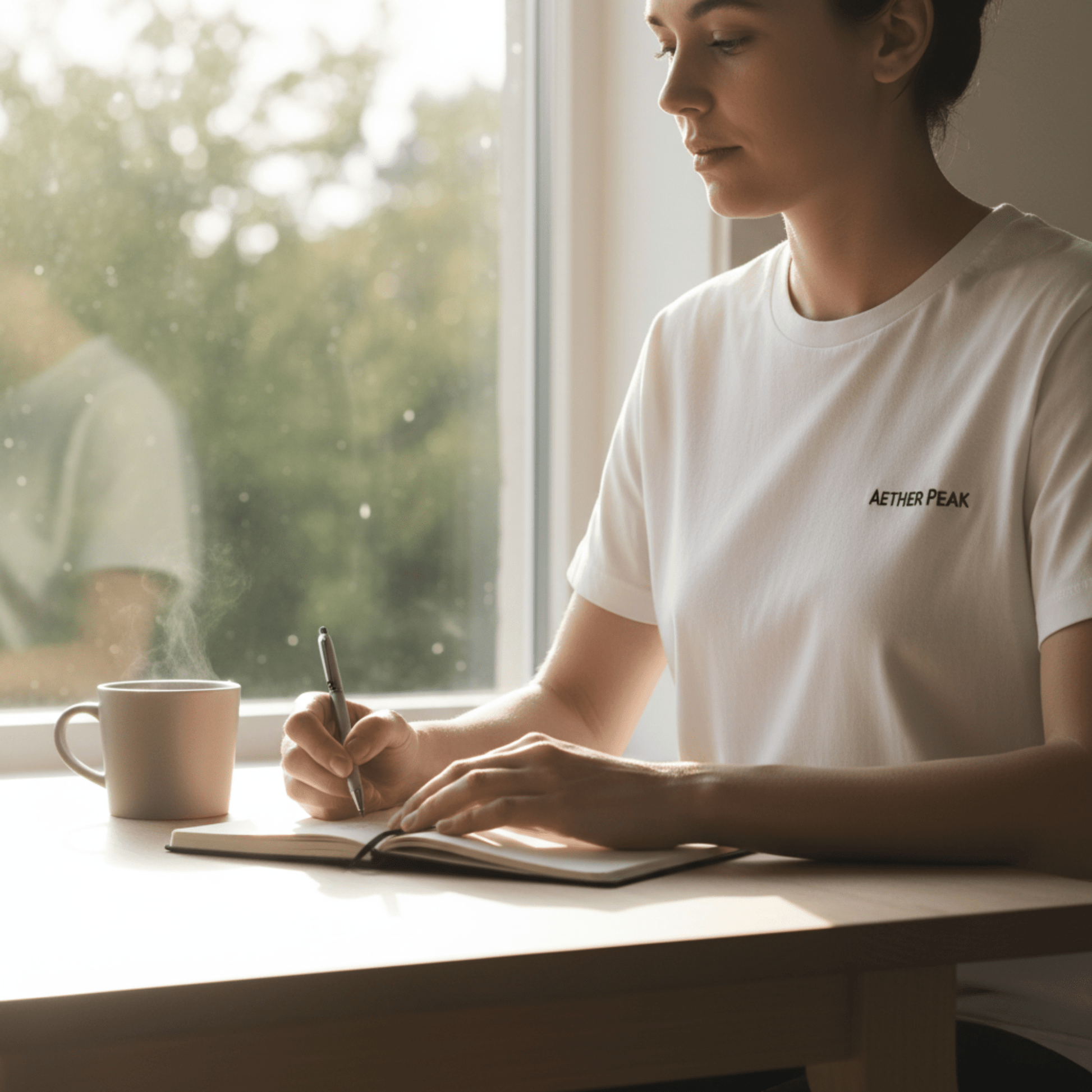 Aether Peak | The Zenith Organic Cotton T-Shirt (Light) Organic Cotton T-Shirt