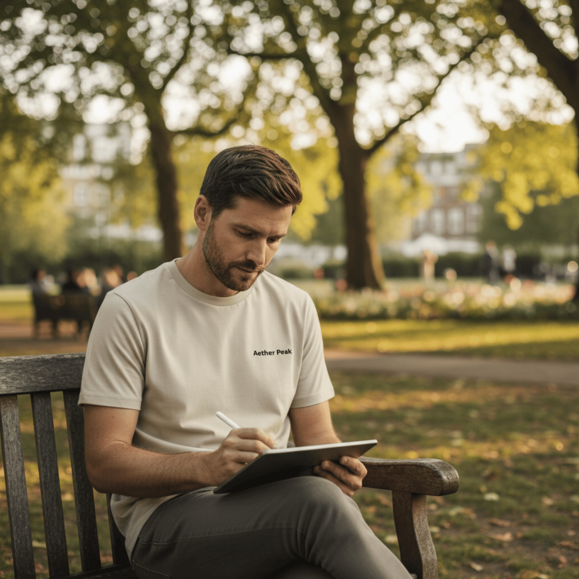 Aether Peak | The Zenith Organic Cotton T-Shirt (Light) Organic Cotton T-Shirt
