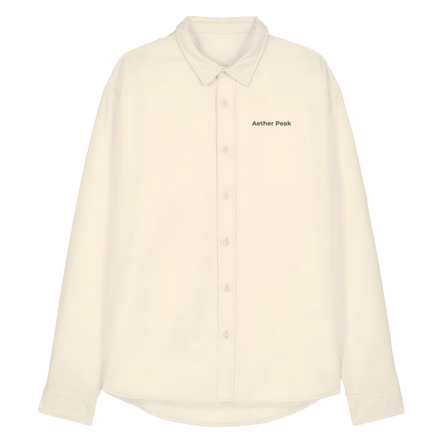 Aether Peak | The Zenith Organic Cotton Twill Overshirt (Desert Dust)