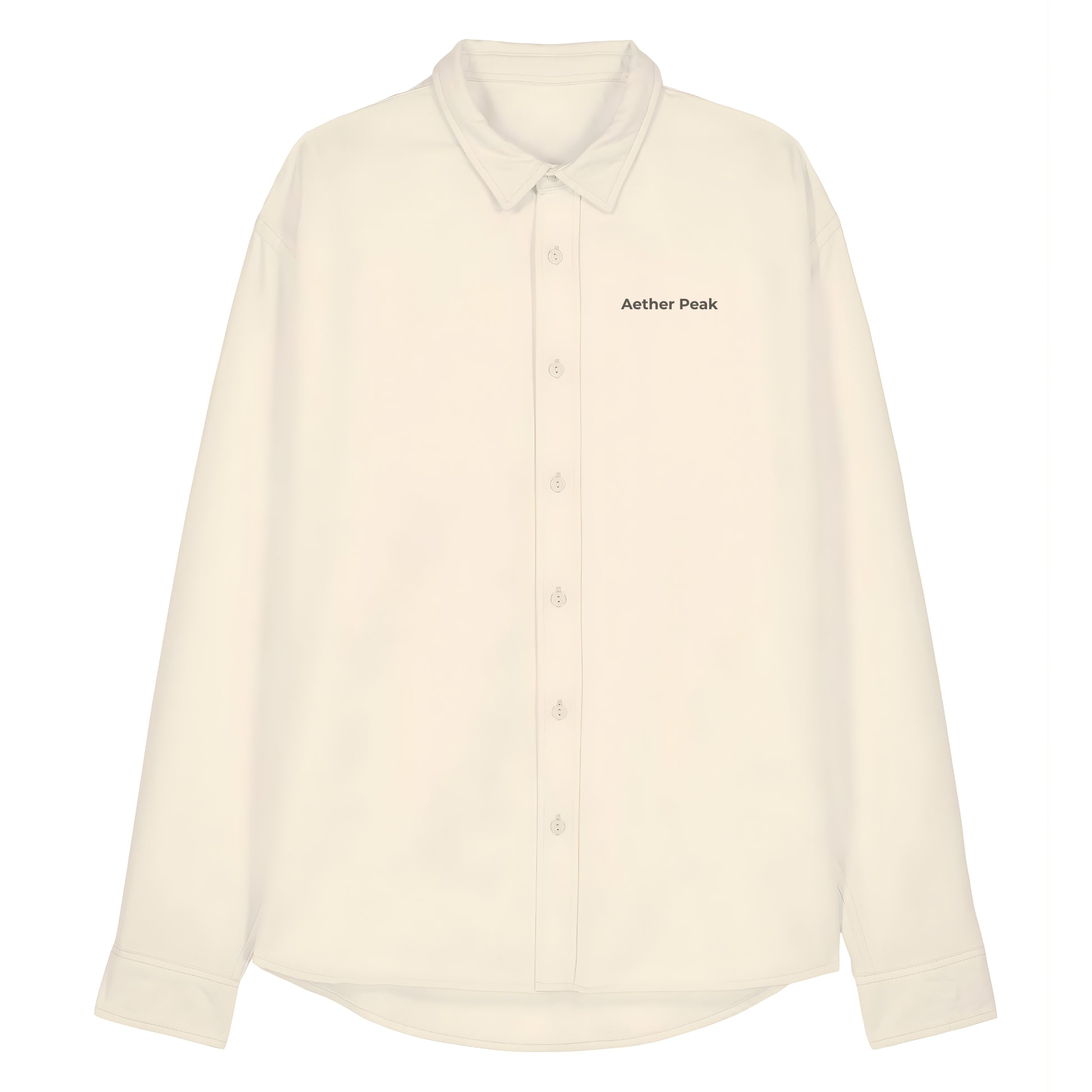 Aether Peak | The Zenith Organic Cotton Twill Overshirt (Desert Dust)