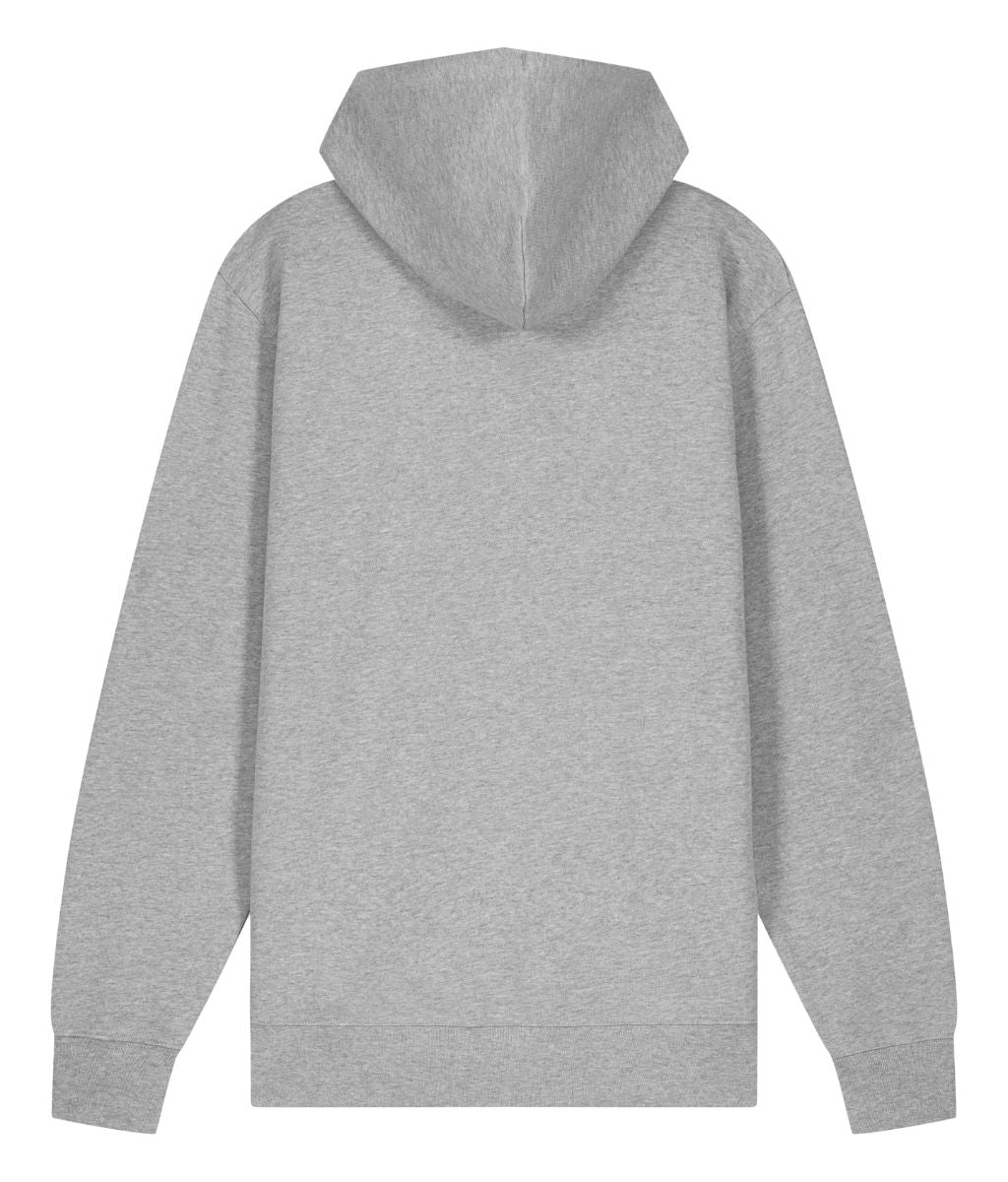Aether Peak | The Zenith Organic Zipped Hoodie (Heather Grey)