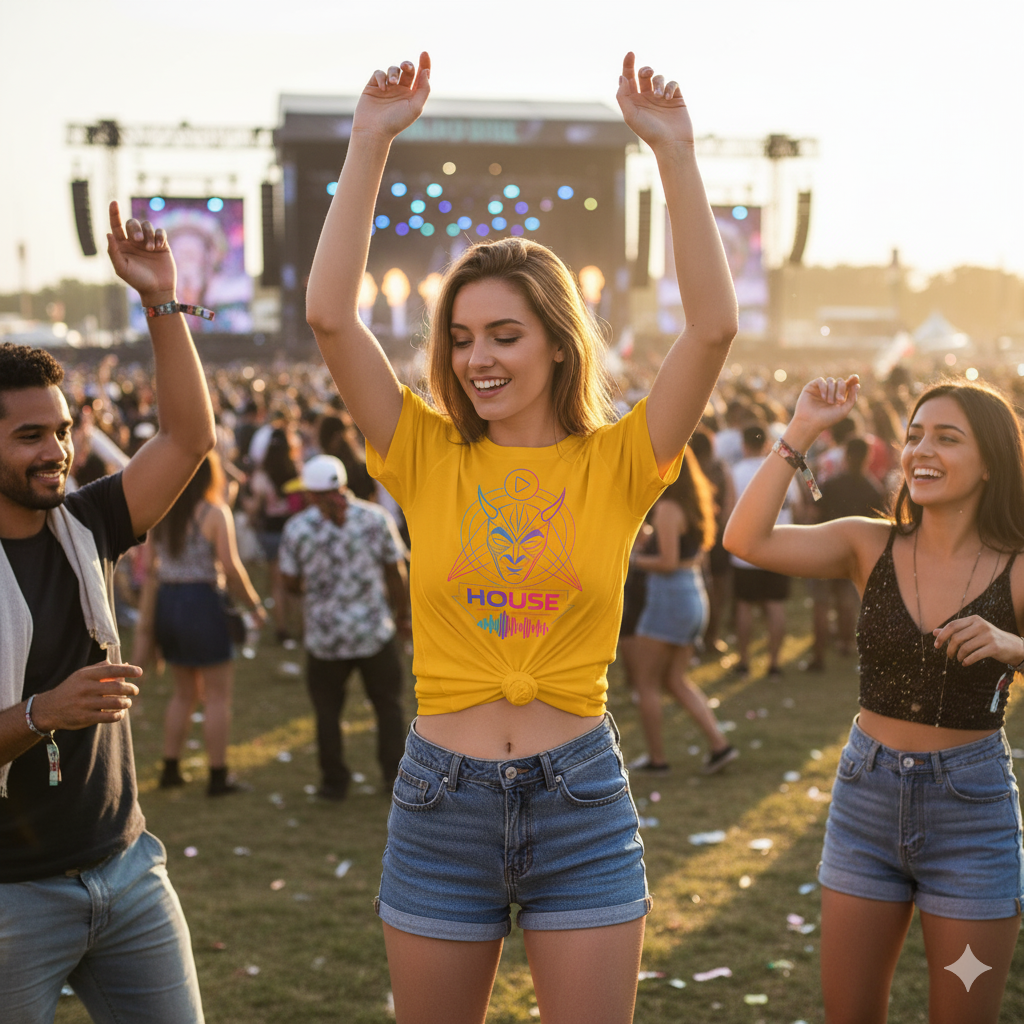Music Is Life: Let’s Play - House Devil Tee