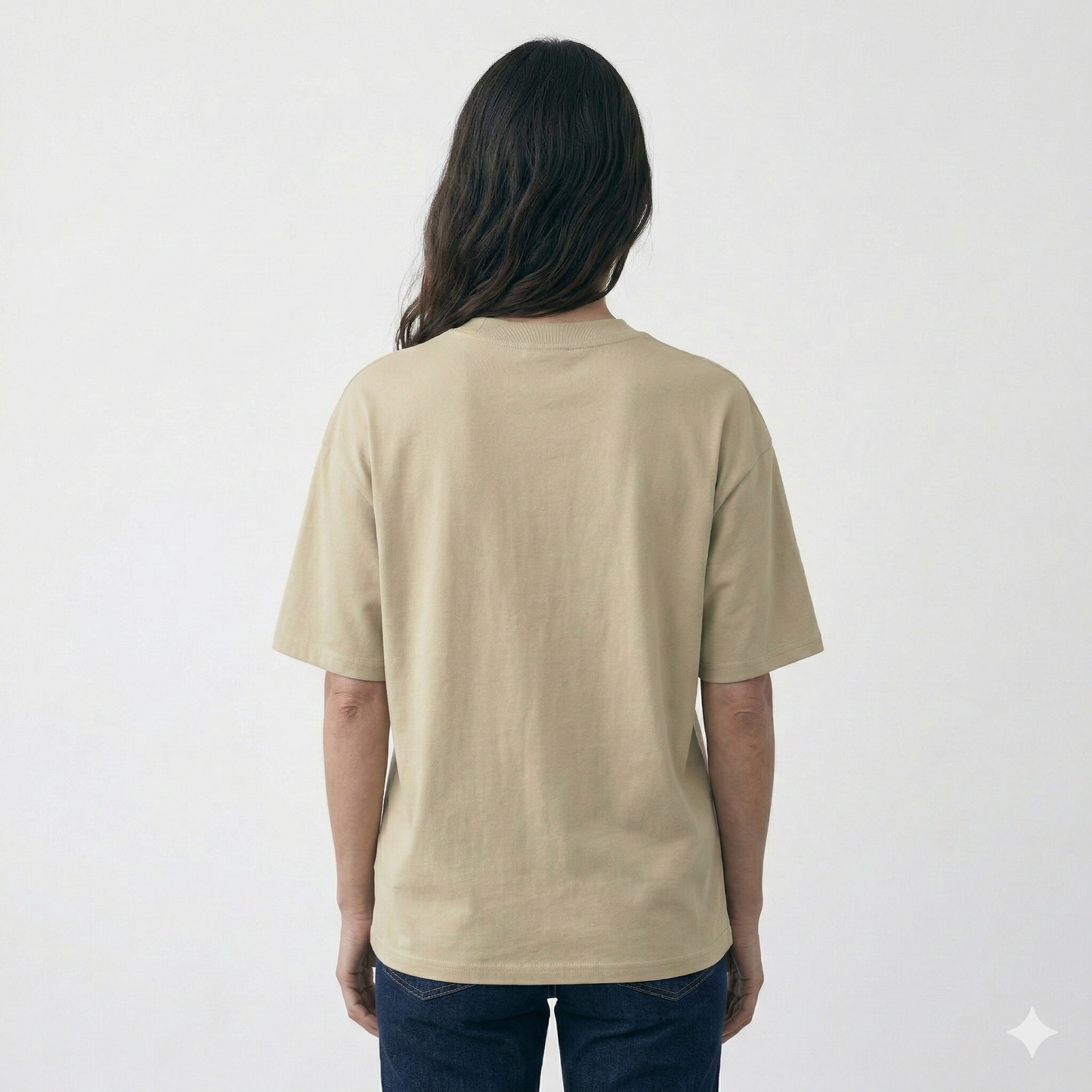 Aether Peak | The Sunburst Organic Cotton Oversized T-Shirt | Desert Dust