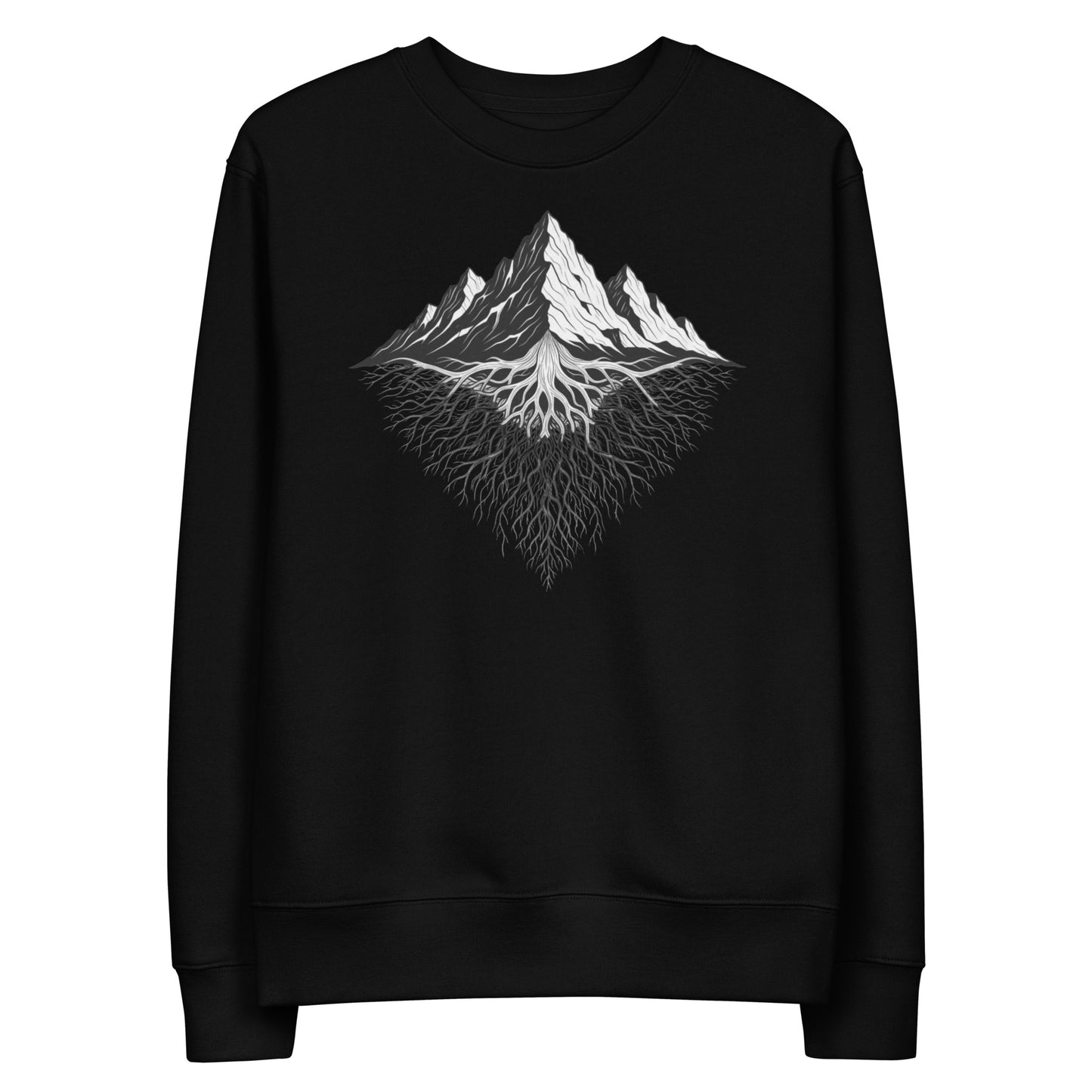 Aether Peak | The Roots Essential Organic Sweatshirt (Black)Essential Sweatshirt Black