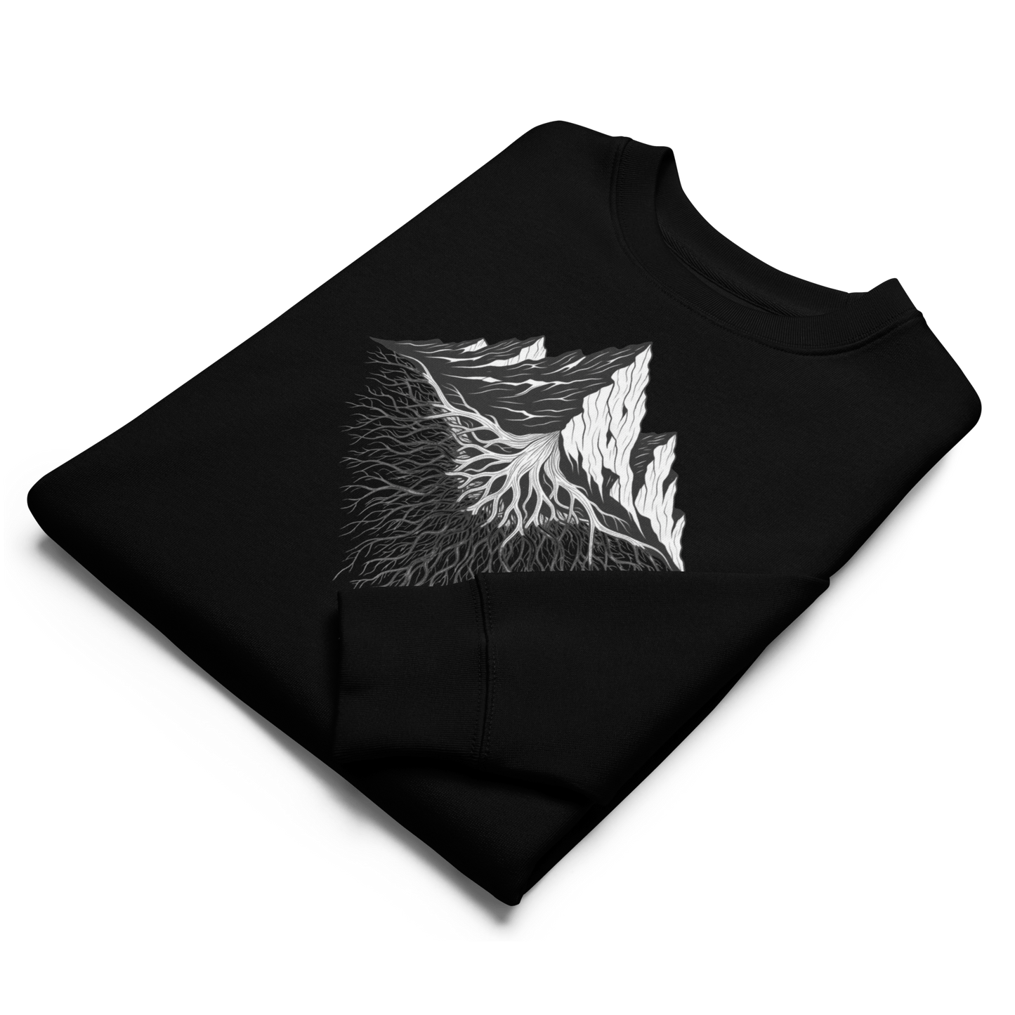 Aether Peak | The Roots Essential Organic Sweatshirt (Black)Essential Sweatshirt Black
