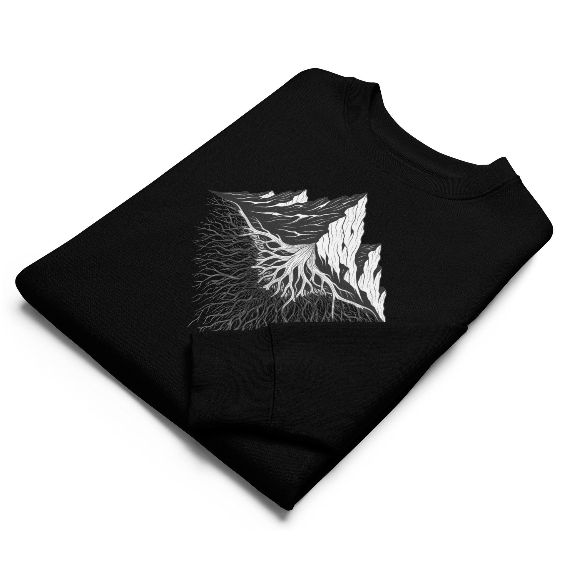 Aether Peak | The Roots Essential Organic Sweatshirt (Black)Essential Sweatshirt Black