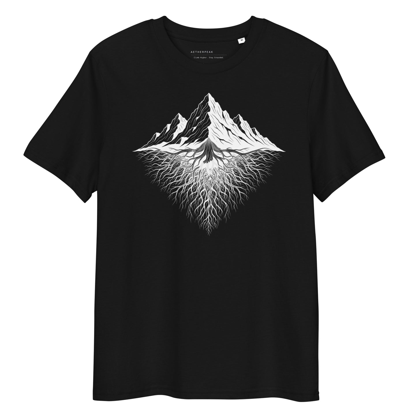 Aether Peak | The Roots Organic Cotton T-Shirt (Dark) - aetherpeak.co.ukAether Peak | The Roots Organic Cotton T-Shirt (Dark)