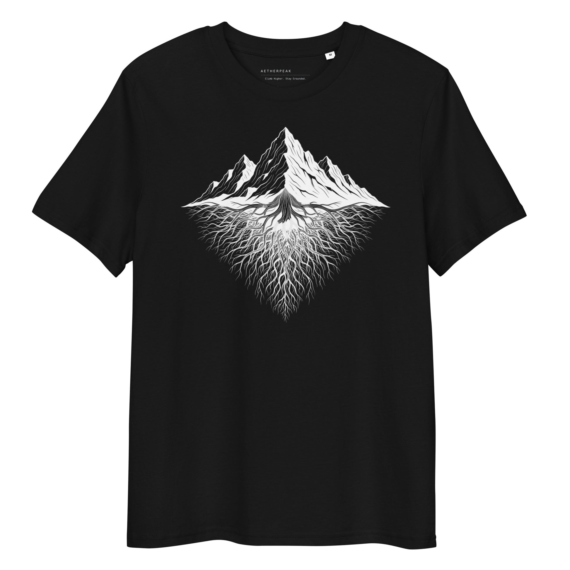 Aether Peak | The Roots Organic Cotton T-Shirt (Dark) - aetherpeak.co.ukAether Peak | The Roots Organic Cotton T-Shirt (Dark)
