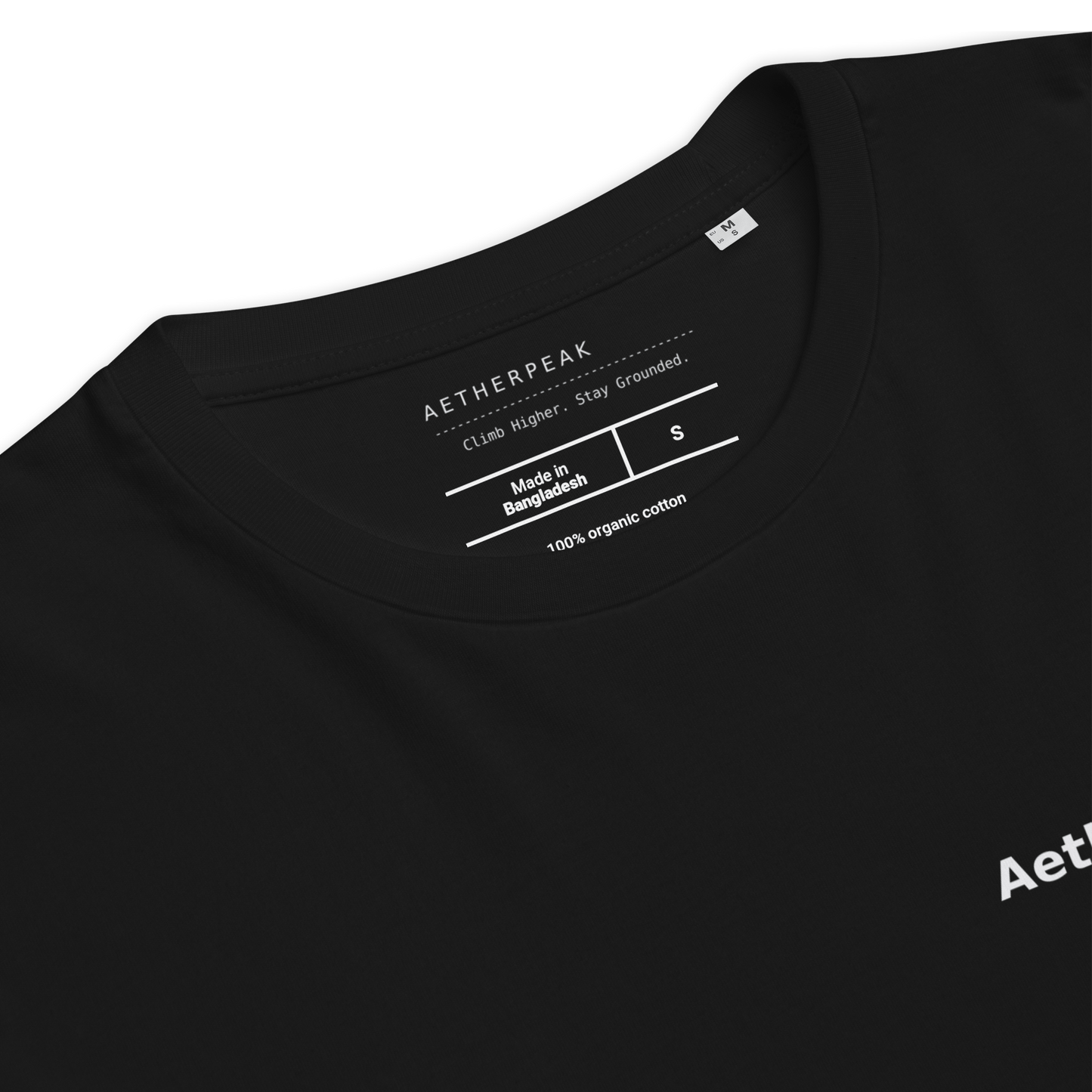 Aether Peak | The Zenith Organic Cotton T-Shirt (Dark) Organic Cotton T-Shirt