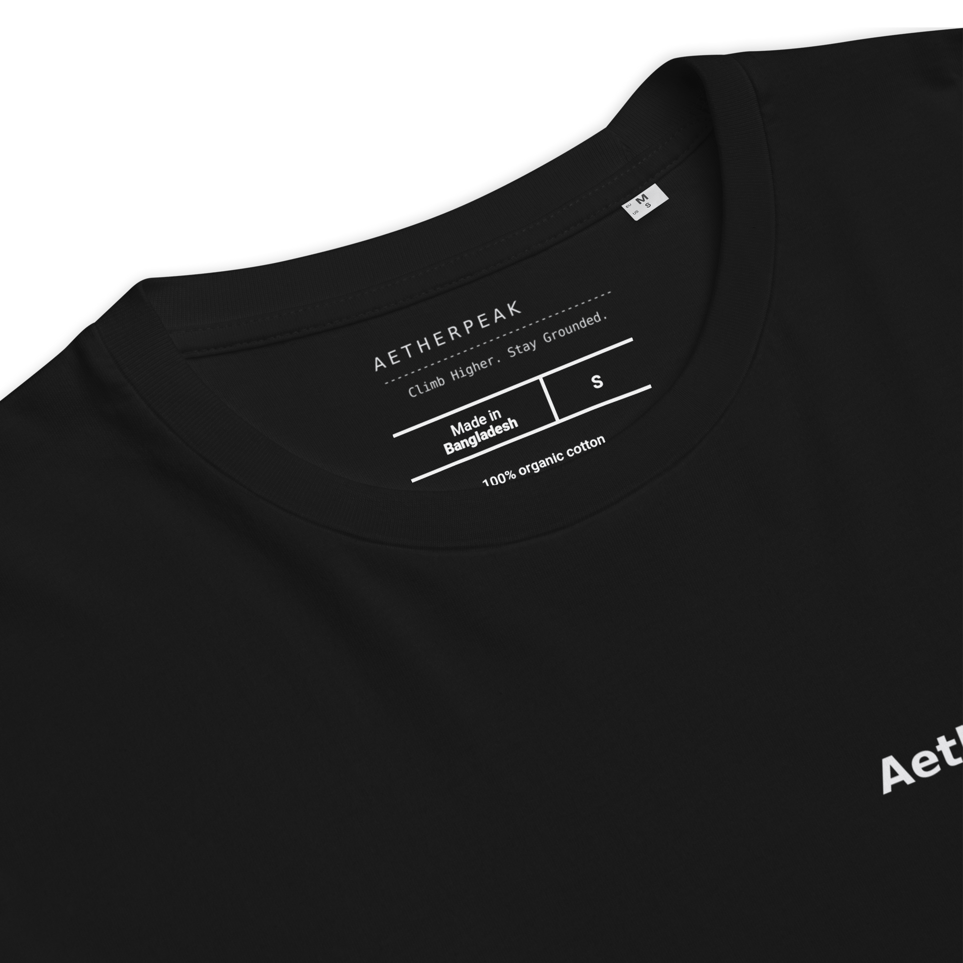 Aether Peak | The Zenith Organic Cotton T-Shirt (Dark) Organic Cotton T-Shirt